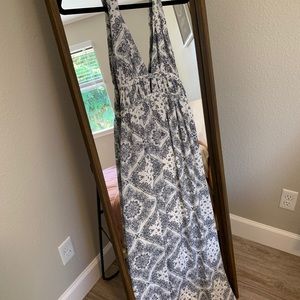 AQUA MAXI DRESS